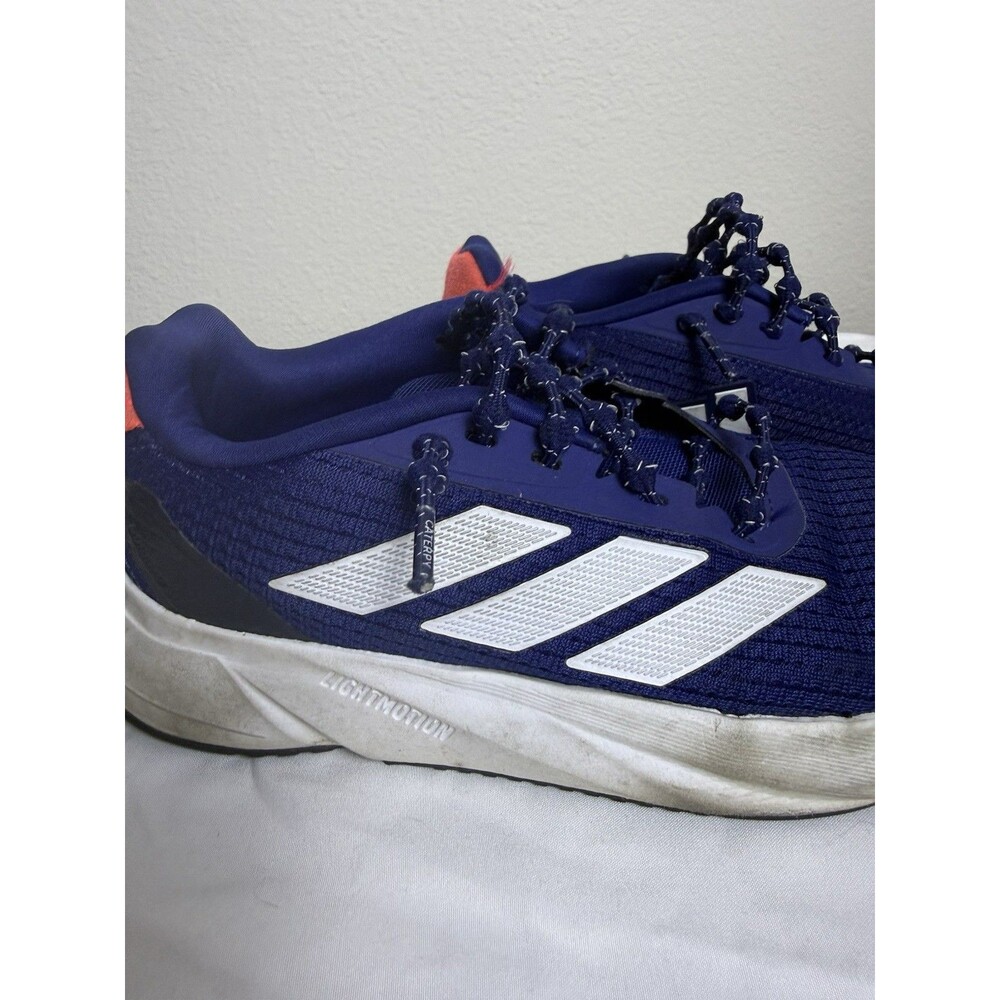 Adidas DURAMO SL Blue Kids Running Shoes Size 1.5 Youth No Box No Tie Laces - Picture 2 of 8